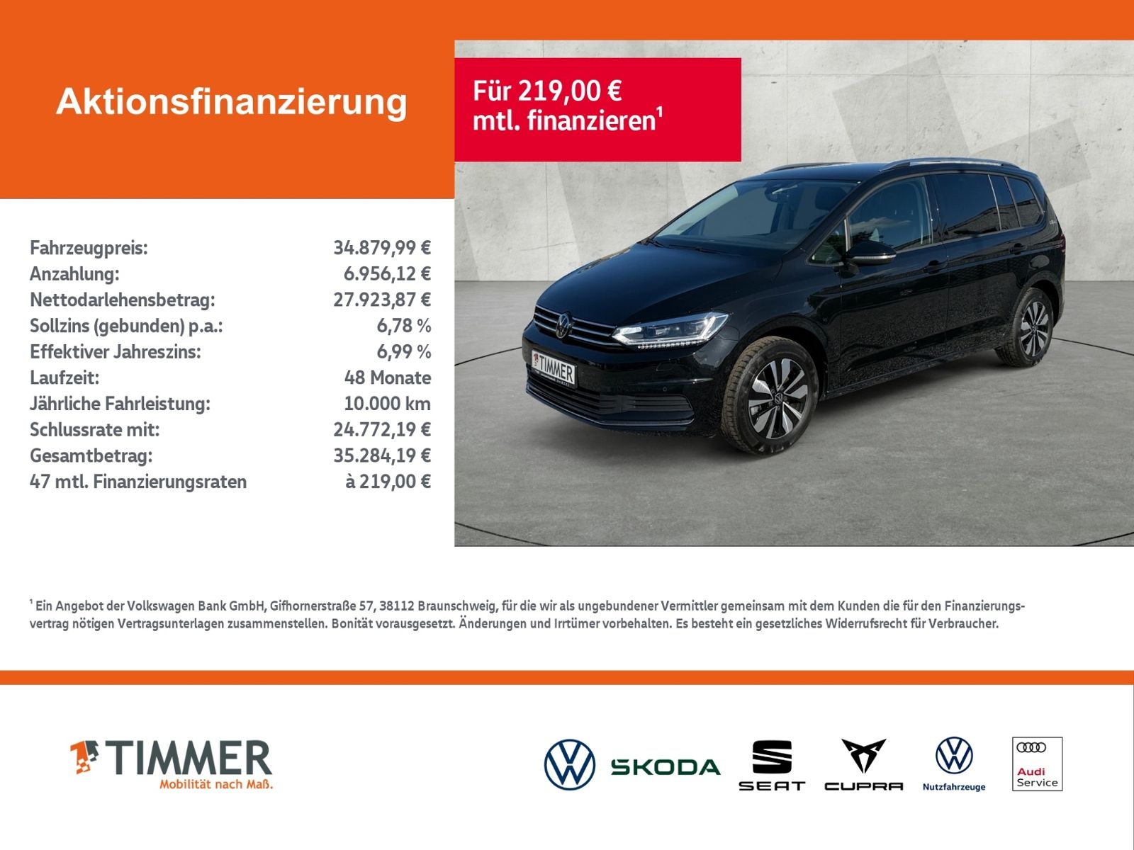 Volkswagen Touran 2.0 TDI DSG GOAL+7-SITZE+AHK+IQ.LIGHT imagem 2