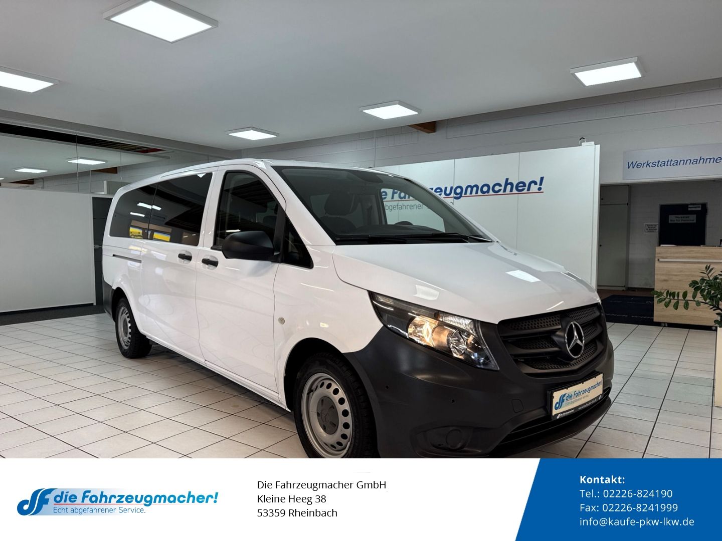 Fahrzeugabbildung Mercedes-Benz Vito Tourer 111CDI 9.Sitz. Extralang AHK Parklen