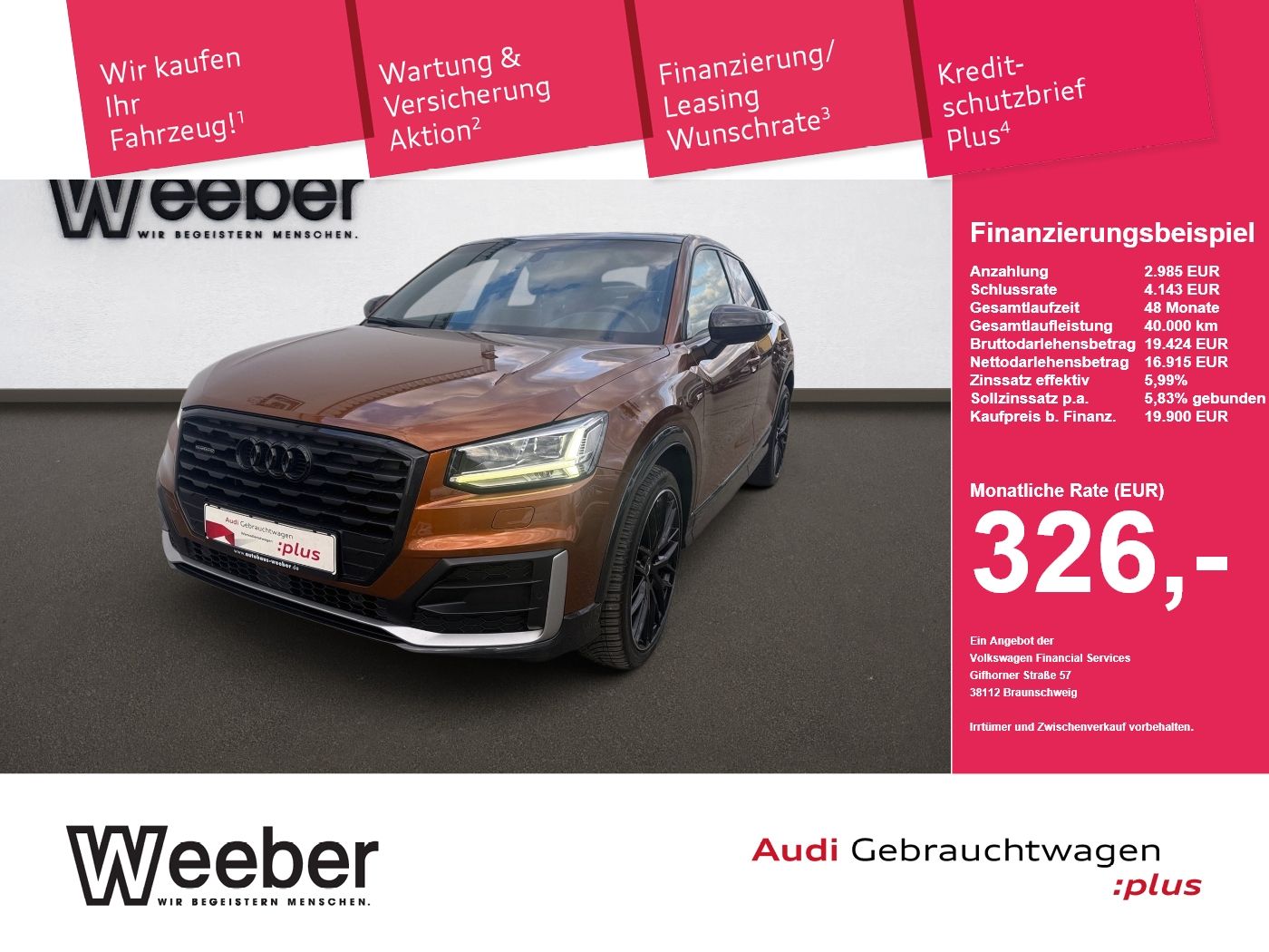 Audi Q2 quattro sport *PDC*PANO*KAMERA*LED*BLACKSTYLE