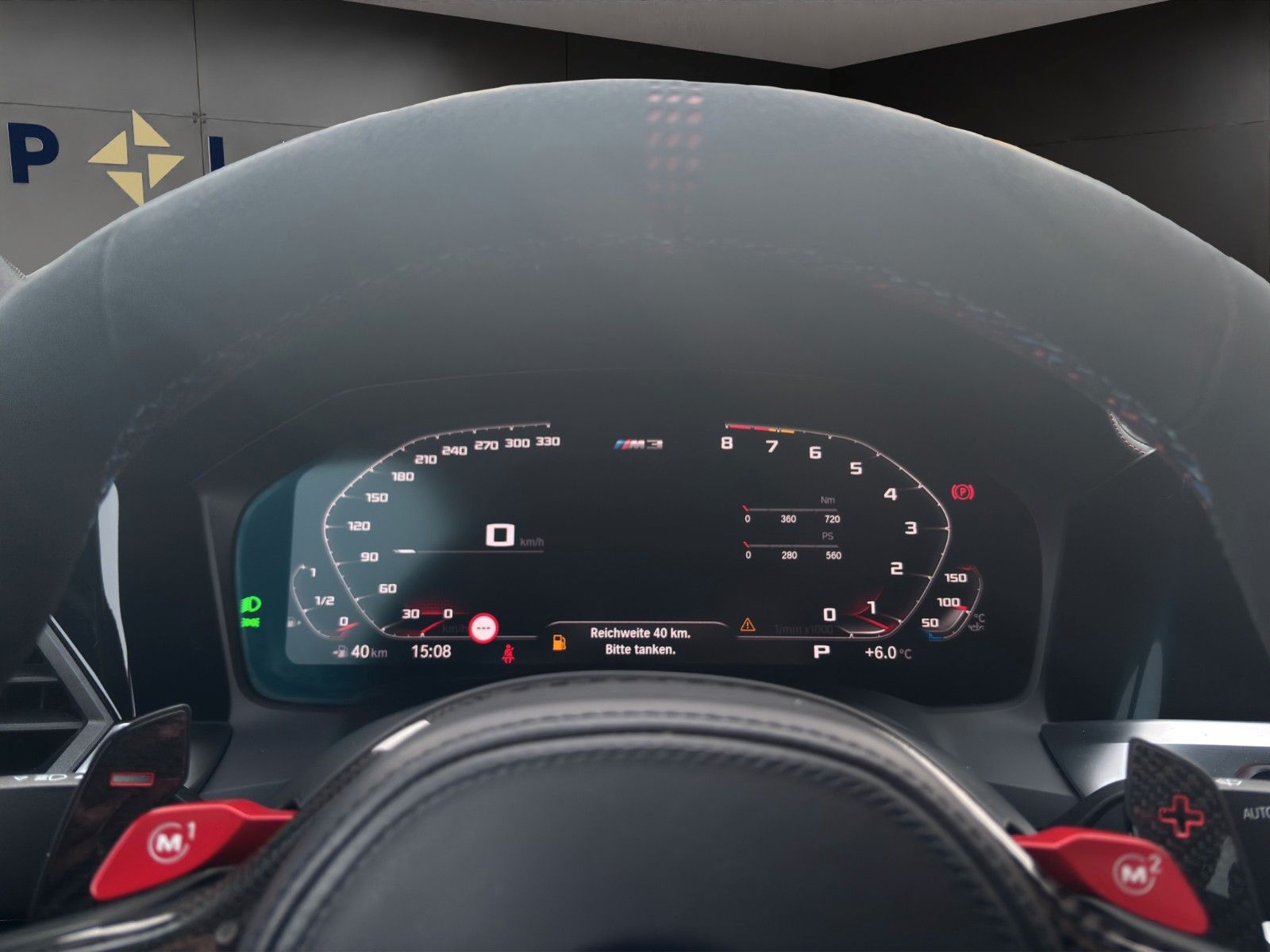 Fahrzeugabbildung BMW M3 Comp. Gelbe M-DRL/Carbon/M-Drivers/Individual