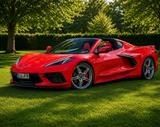 Corvette C8 - rote Corvette C8