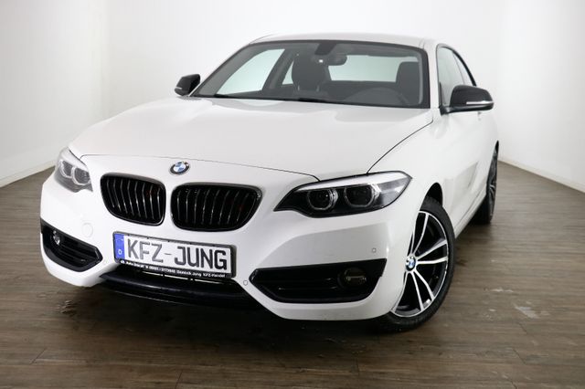 BMW 218i Coupe Sport Line*LED*Navi*Sitzhz.*2-Zonen*