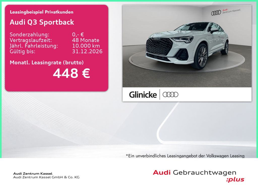 Q3 Sportback 35 TFSI S line LED Navi Kamera AHK