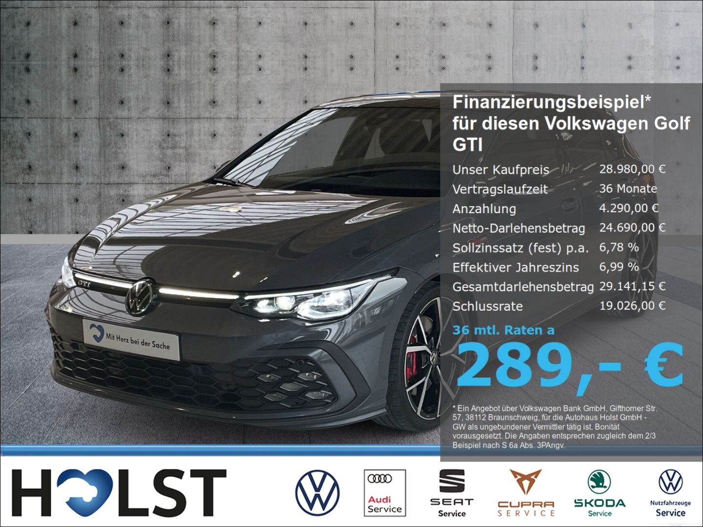 Volkswagen Golf GTI VIII Pano Stdhz. Navi 19 Matrix Kamera 