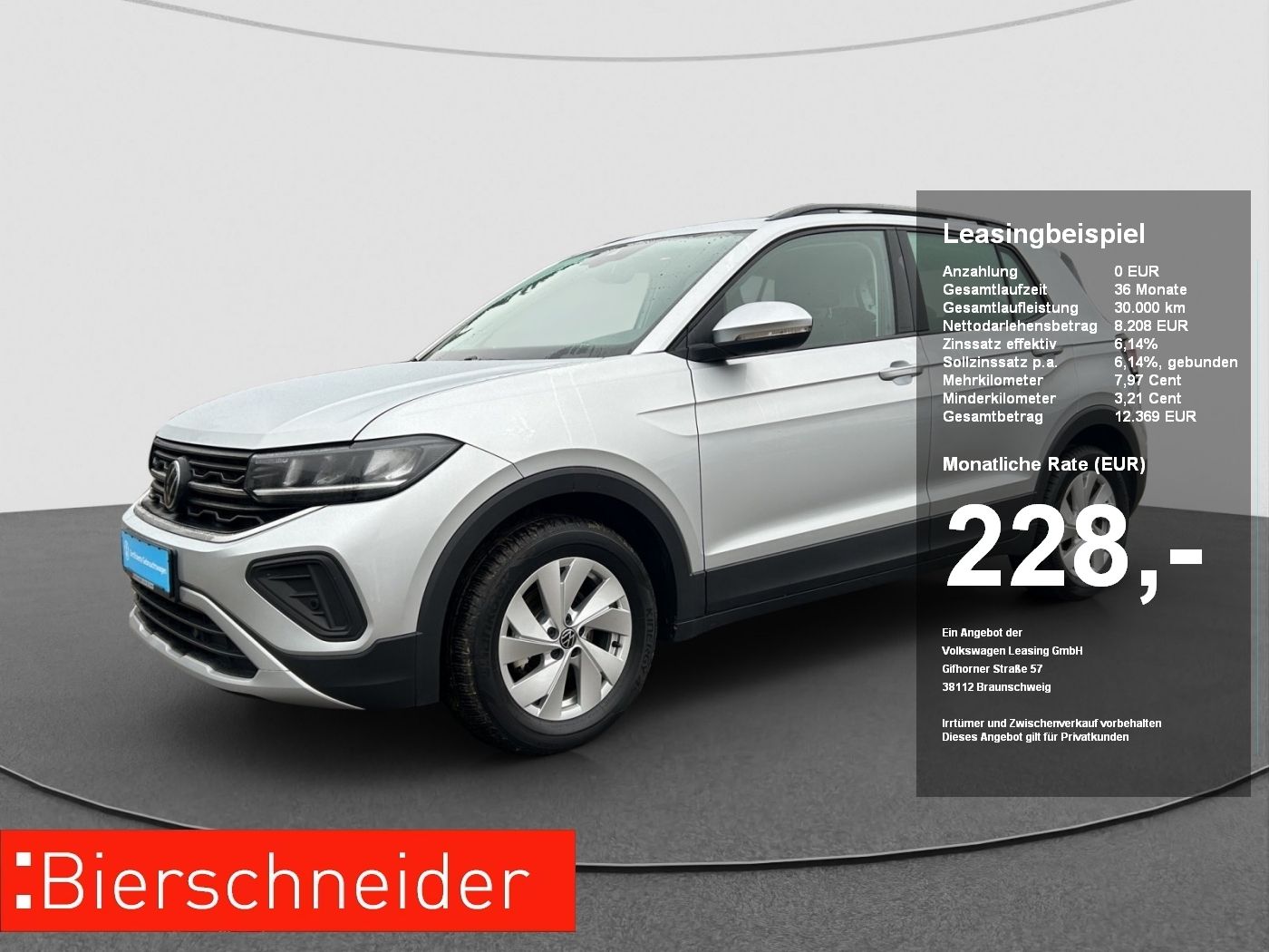 Volkswagen T-Cross 1.0 TSI Life NAVI ACC 16 LED SHZ