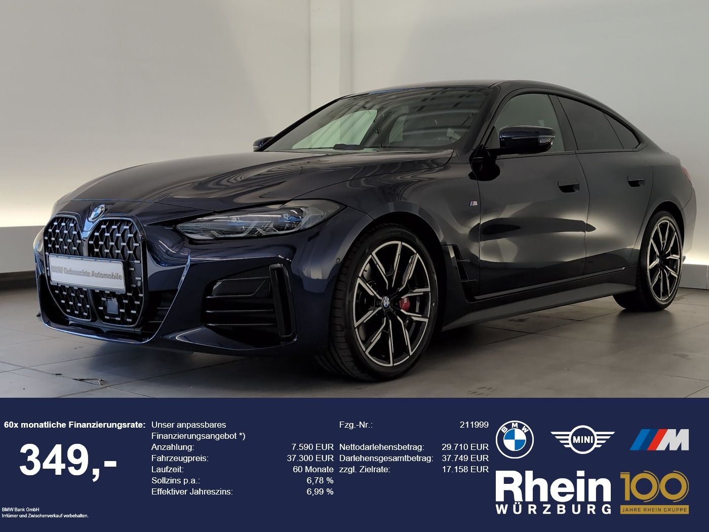 BMW 420d xDrive Gran Coupé M Sport Pro Navi/Laser Na