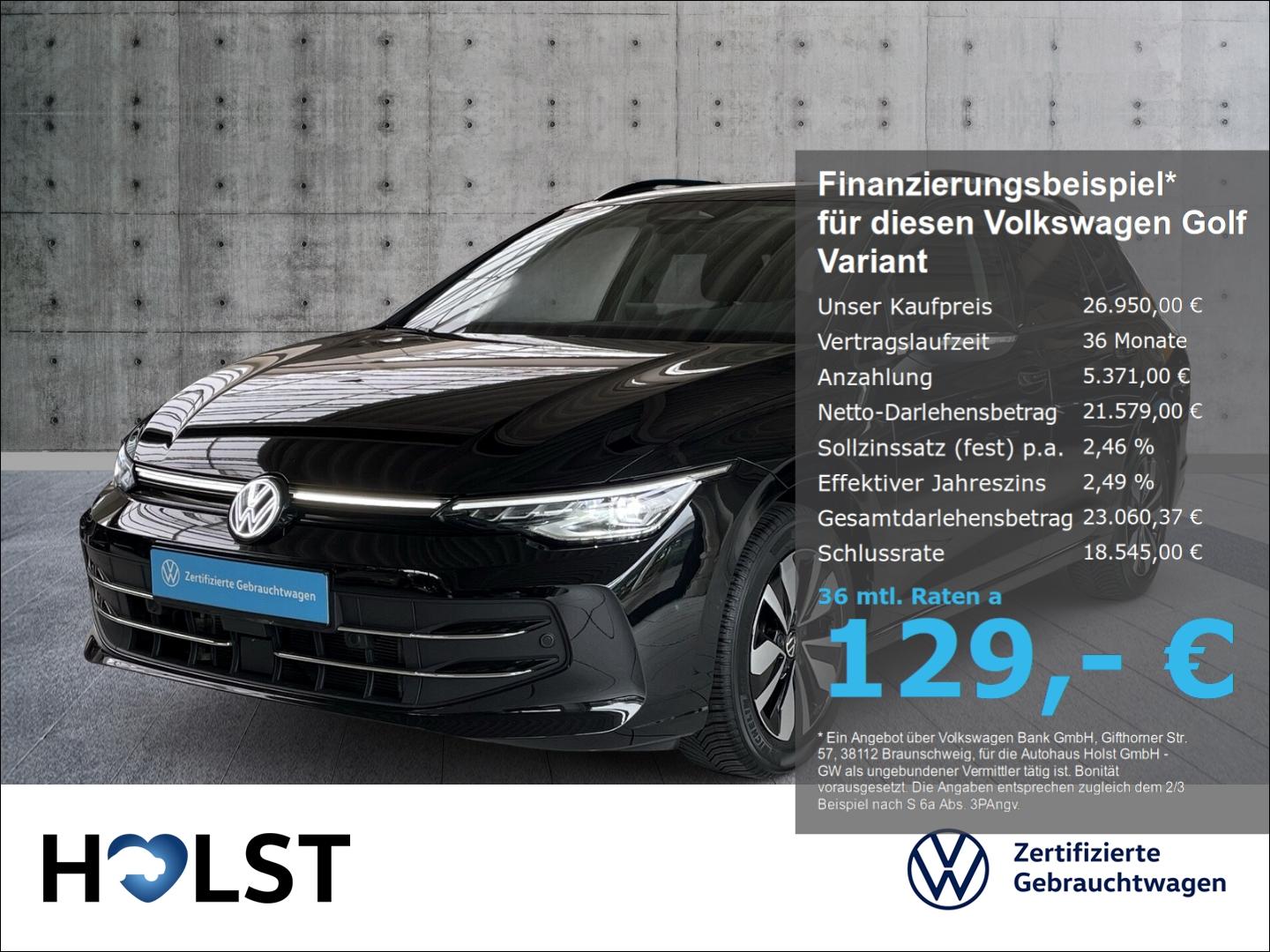Volkswagen Golf Variant VIII 1.5TSI GOAL AHK GJR LED ACC Rü, миниатюра 16