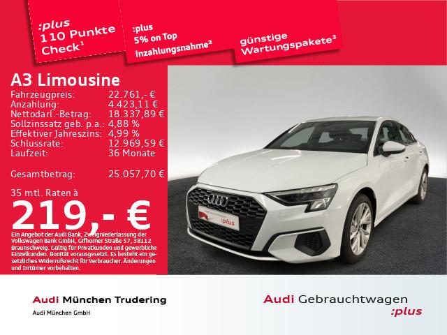 Audi A3 Limousine 30 TFSI AHK&/Virtual/Navi+