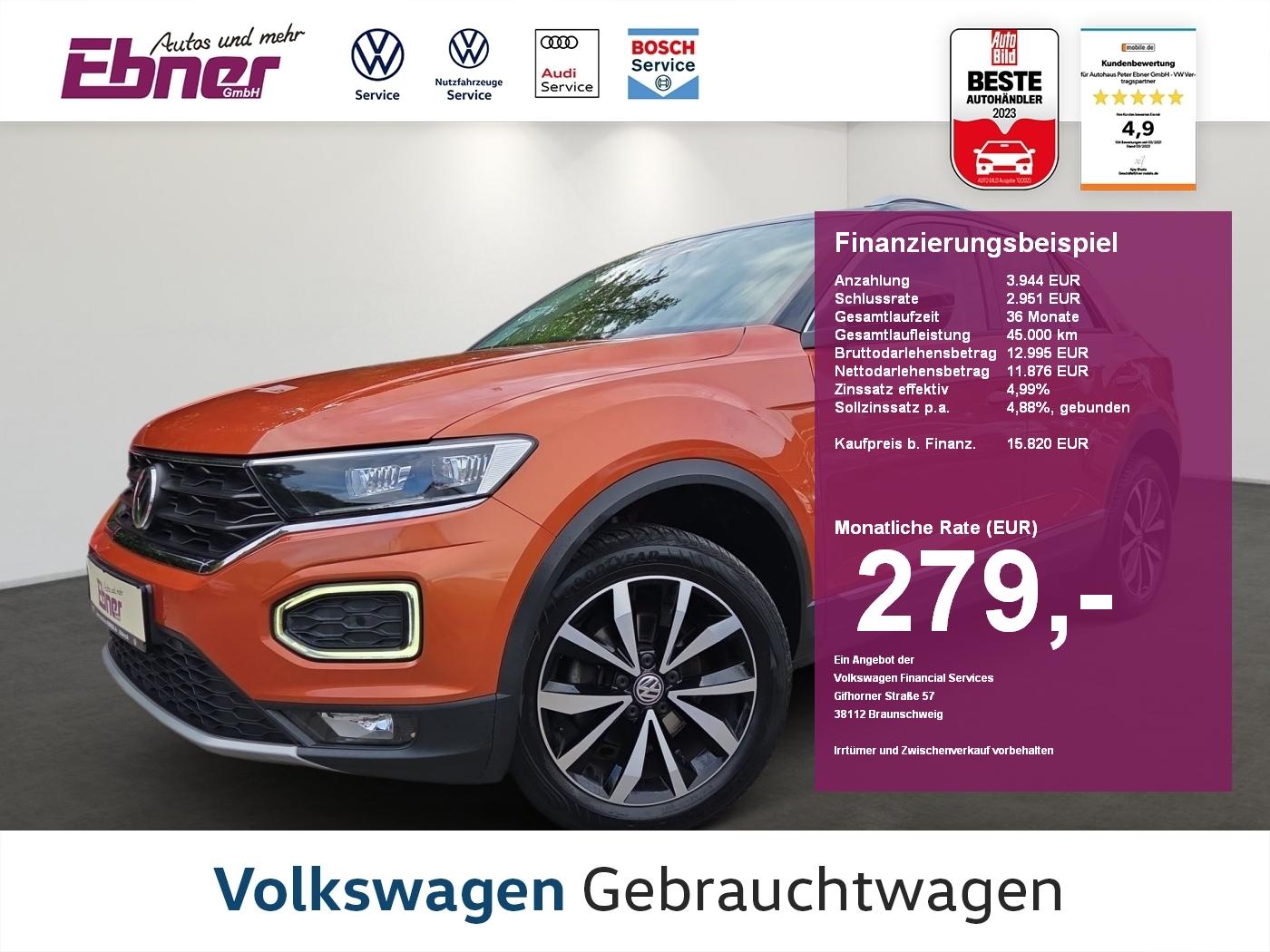 Volkswagen T-Roc STYLE TDI ACC+LED+NAVI+APP+KAMERA+17 ALU!