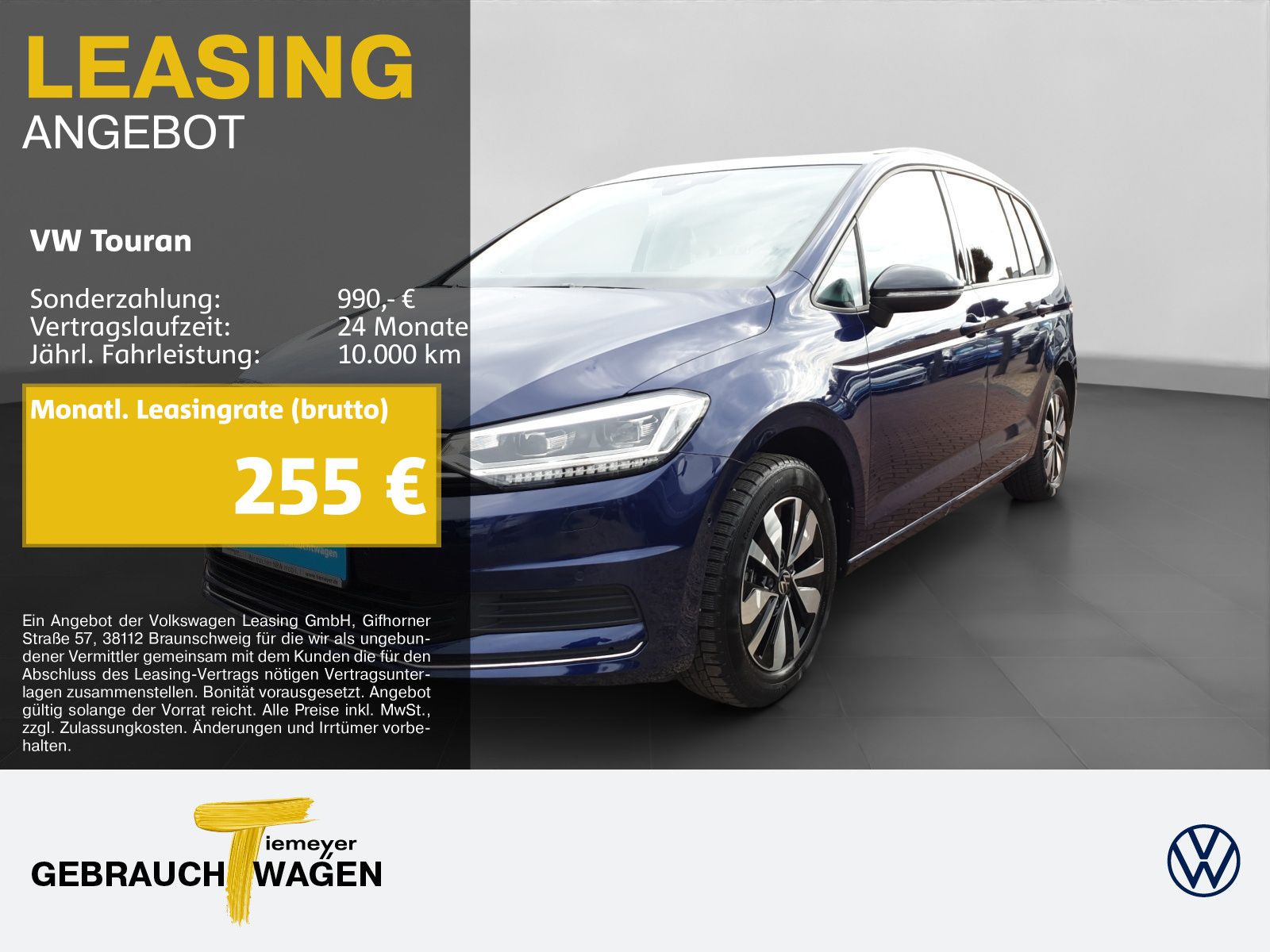 Volkswagen Touran 1.5 TSI DSG GOAL IQ.LIGHT 7SITZE AHK