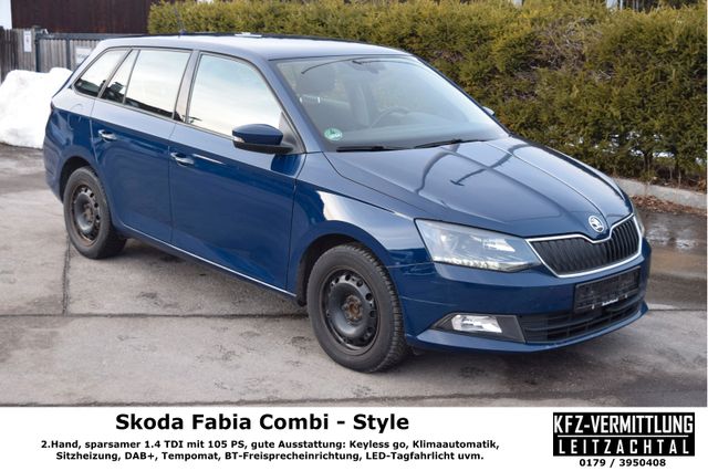 Skoda Fabia TDI Combi Style DAB~SH~Klimaauto~Temp~2.Hd