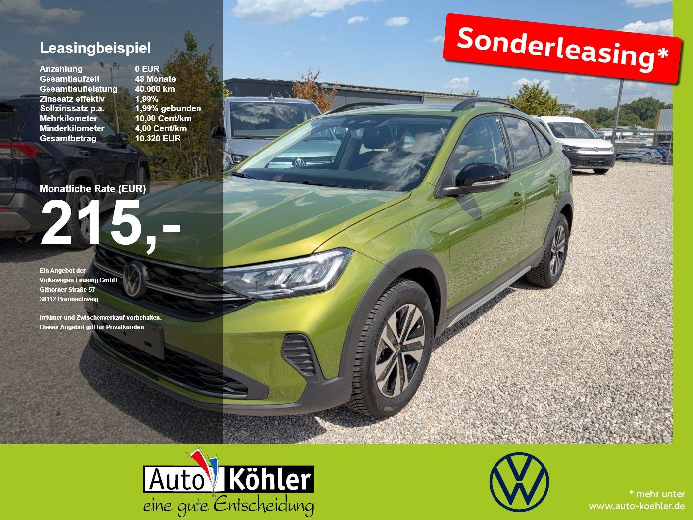 Volkswagen Taigo ENERGY 1.0 l TSI DSG AHK/CarPlay/Kamera