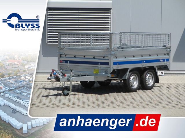 Blyss Hochlader PKW Anhänger 254x160x78cm 1500kg zGG