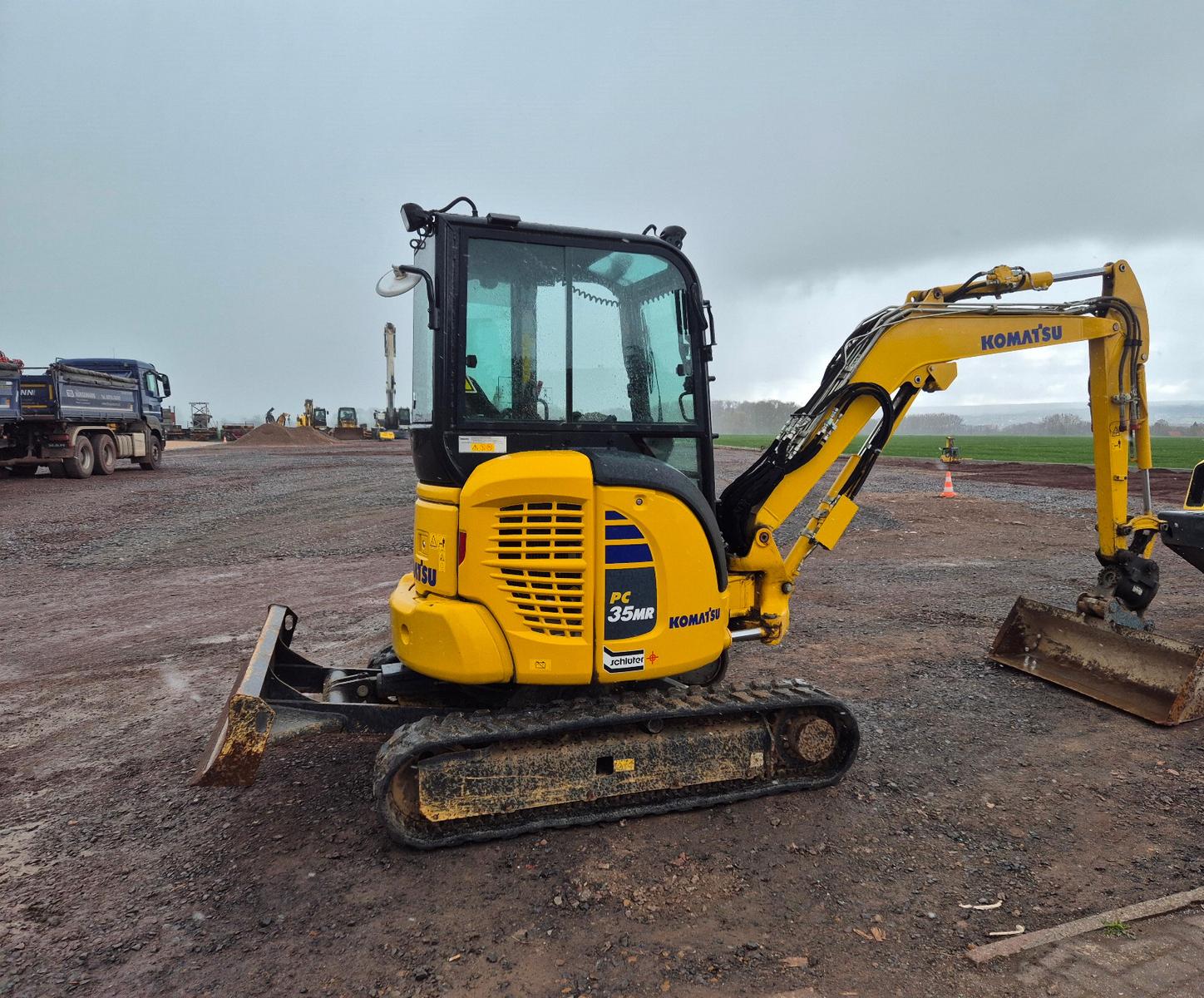 Komatsu Pc35 MR-5, Powertilt, 1. Hand