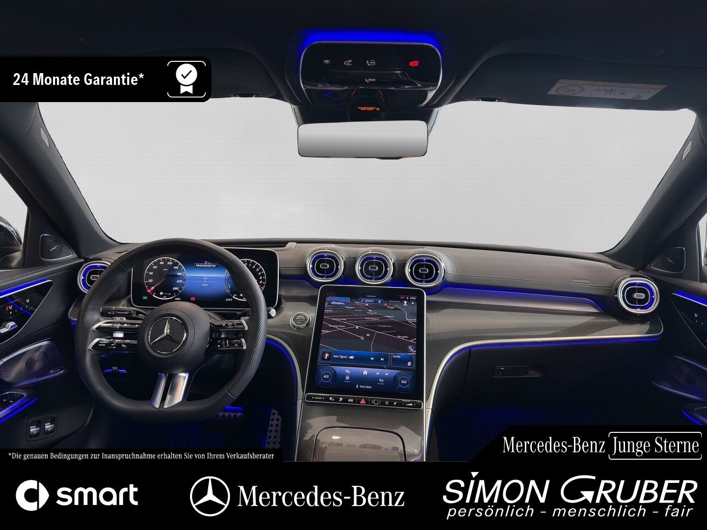 Fahrzeugabbildung Mercedes-Benz C 300 e AMG Pano HUD Burm 360 Sitzklima Massage