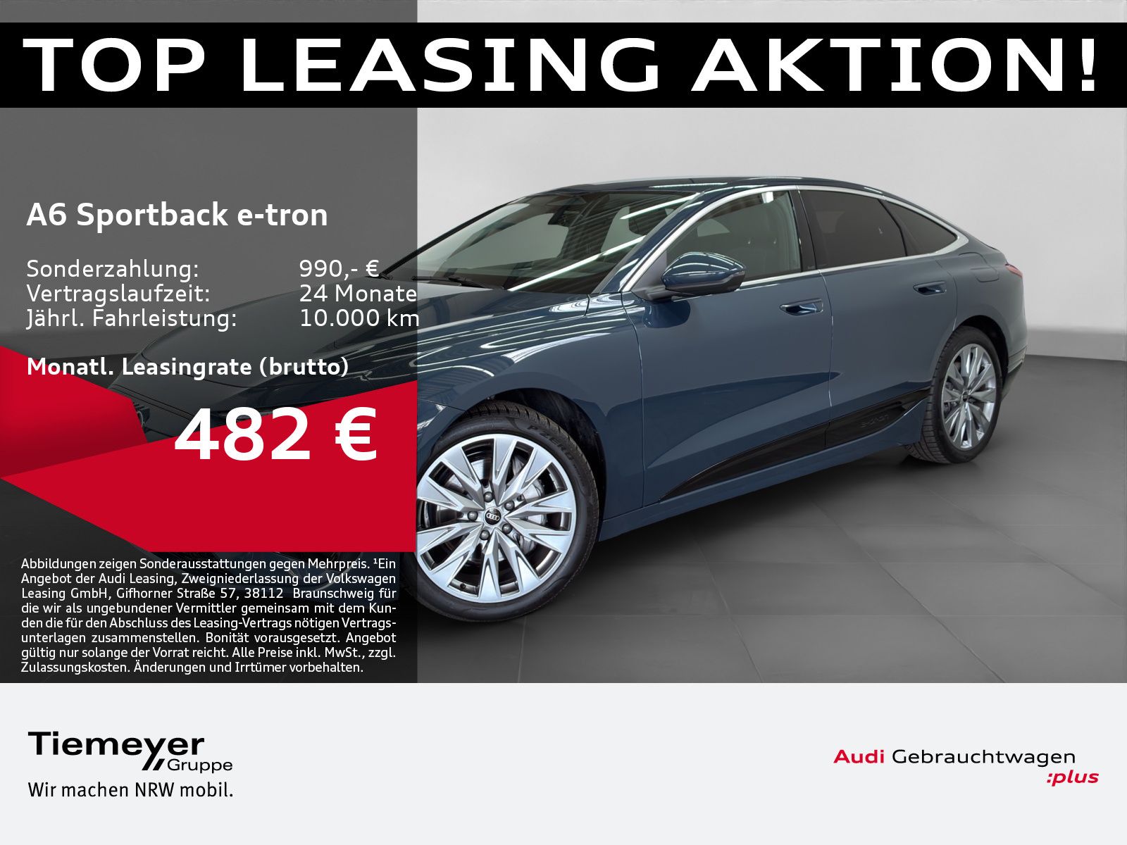 Audi A6 e-tron Sportback PERFORMANCE UPE90 LM20 AHK e