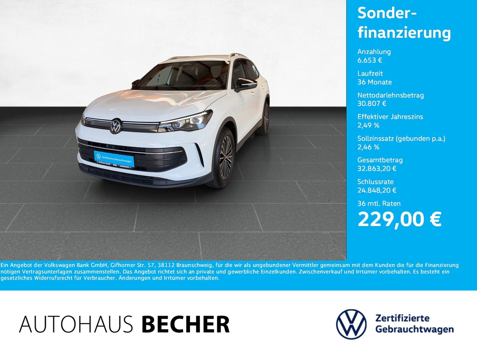 Volkswagen Tiguan Goal 1.5 eTSI DSG AHK Navi Matrix Sitzhz foto 1
