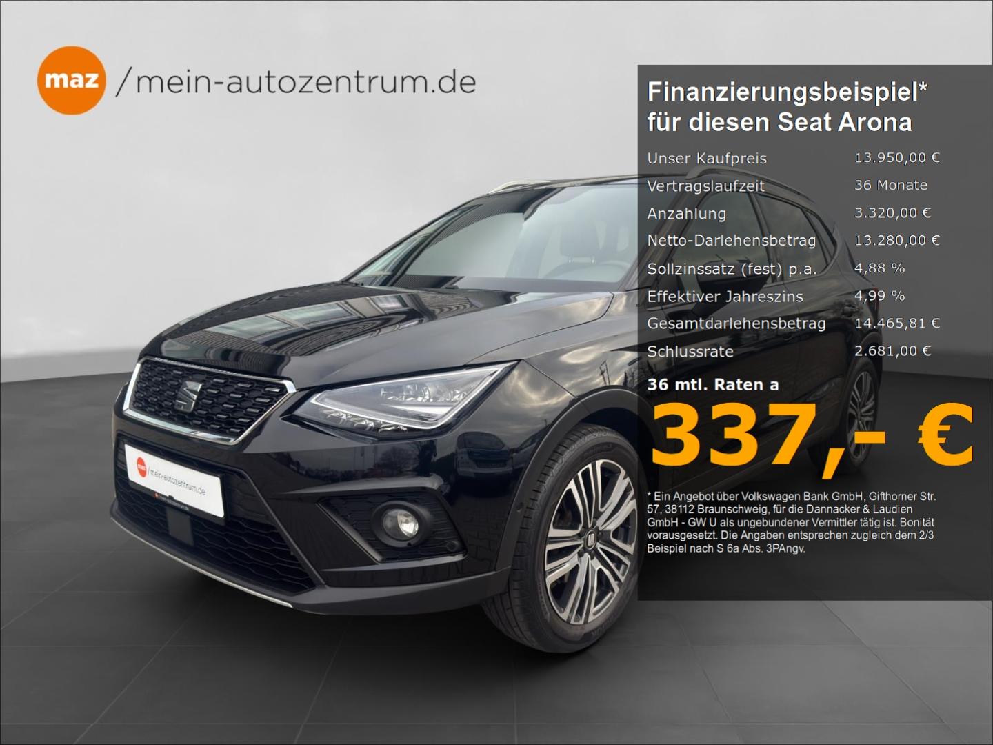 Seat Arona 1.0 TSI Xcellence Alu LED Navi Kamera Sitz