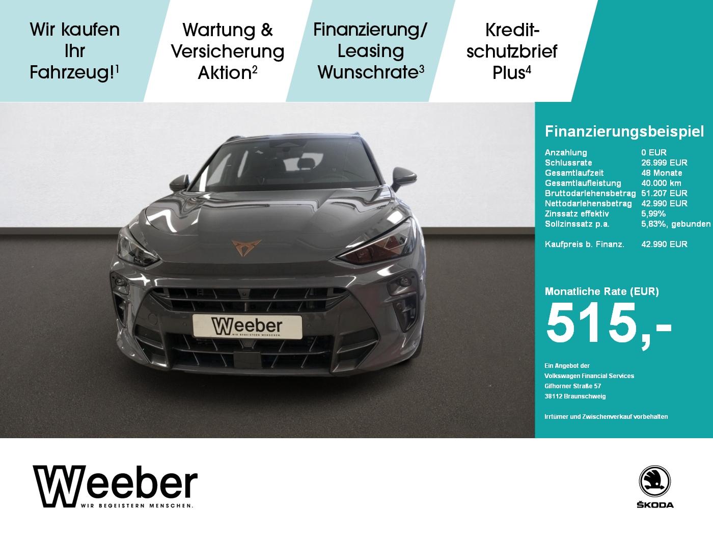 Cupra Terramar VZ 2.0 TSI DSG HeadUp Panodach Navi