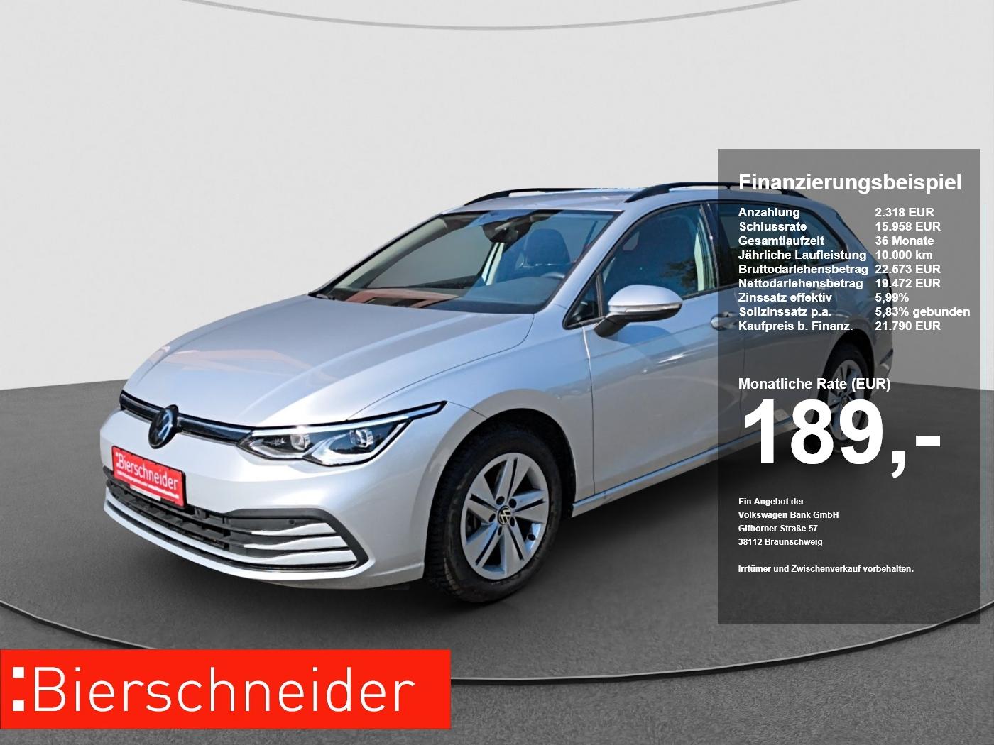 Volkswagen Golf VIII Var. 2.0 TDI DSG Life NAVI ACC VOLL-LE
