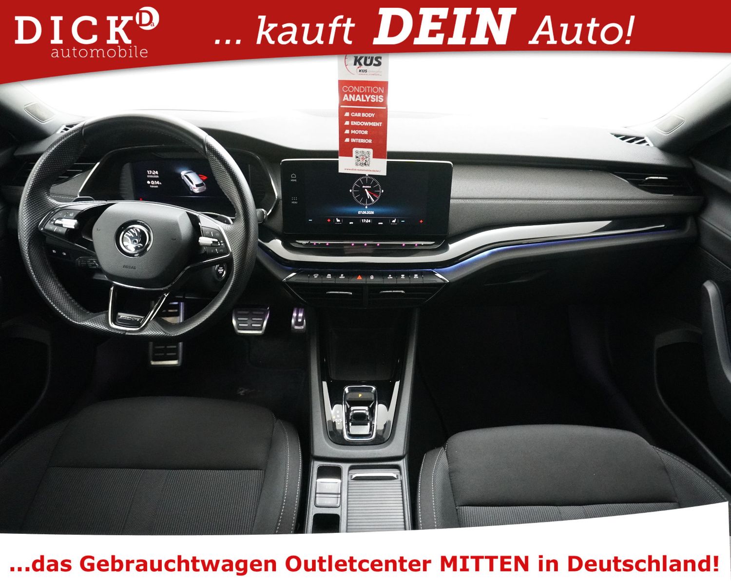 Fahrzeugabbildung SKODA Octavia iV Sportline MATR+COLUM+HEAD+VIRTU+KAM+