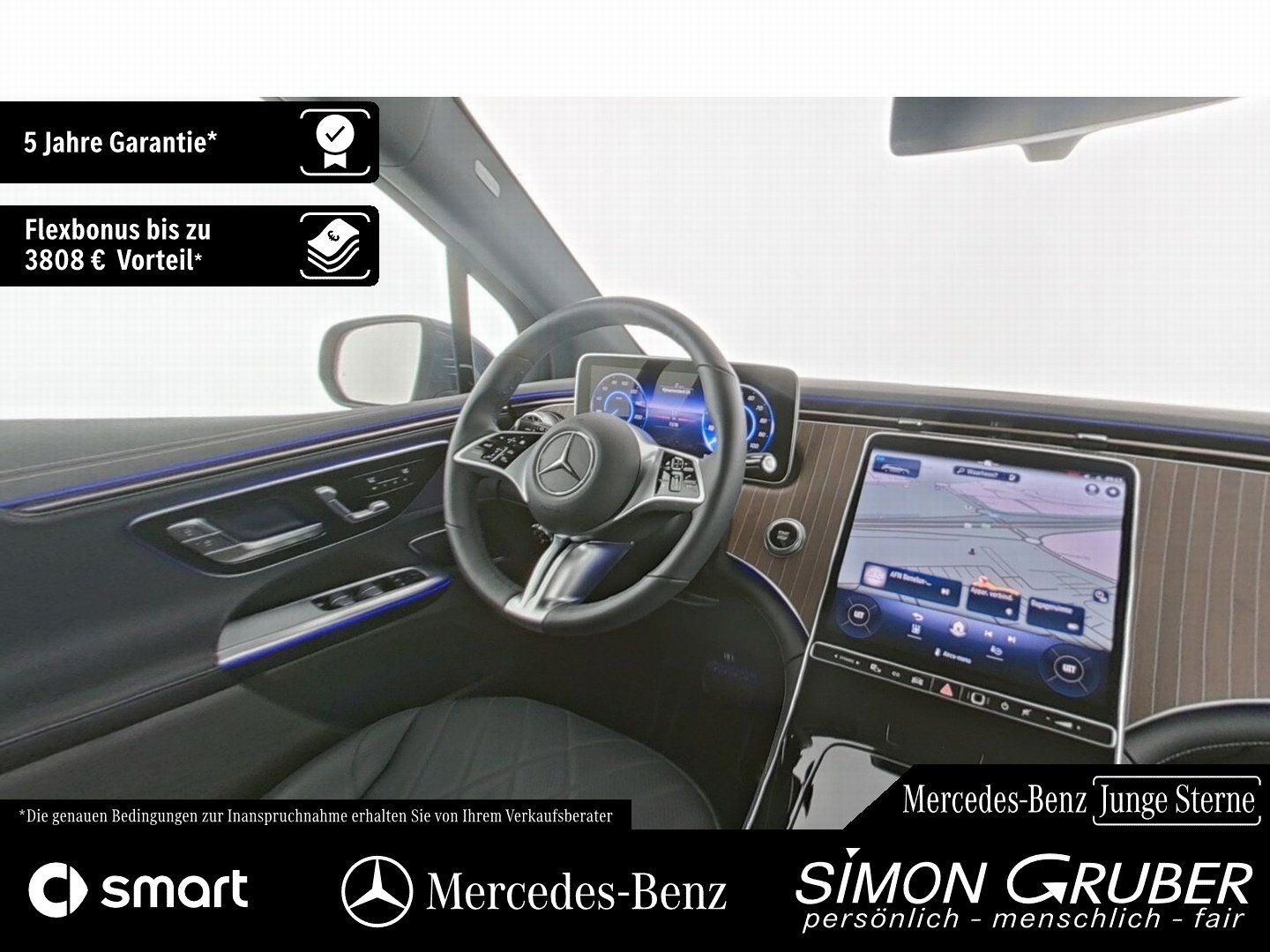 Fahrzeugabbildung Mercedes-Benz EQE 350+ SUV El Art Airmatic Massage Sitzklima