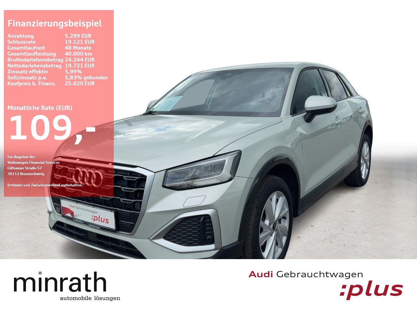 Audi Q2 35 TFSI advanced APP+VIRT+LED+PDC+Facelift