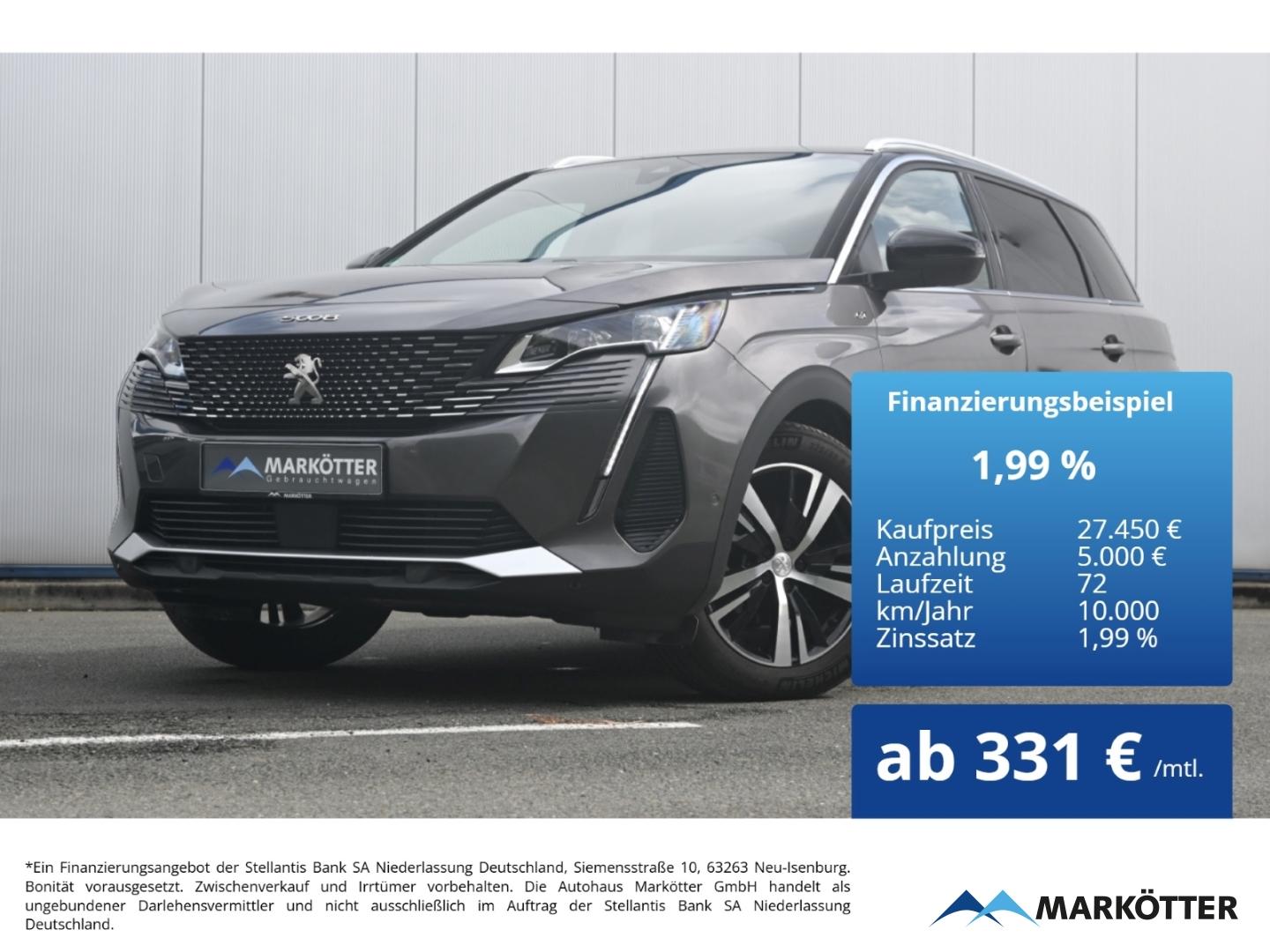 Peugeot 5008 136 GT Mild-Hybrid 7-Sitzer/ACC/AHK/1,99%