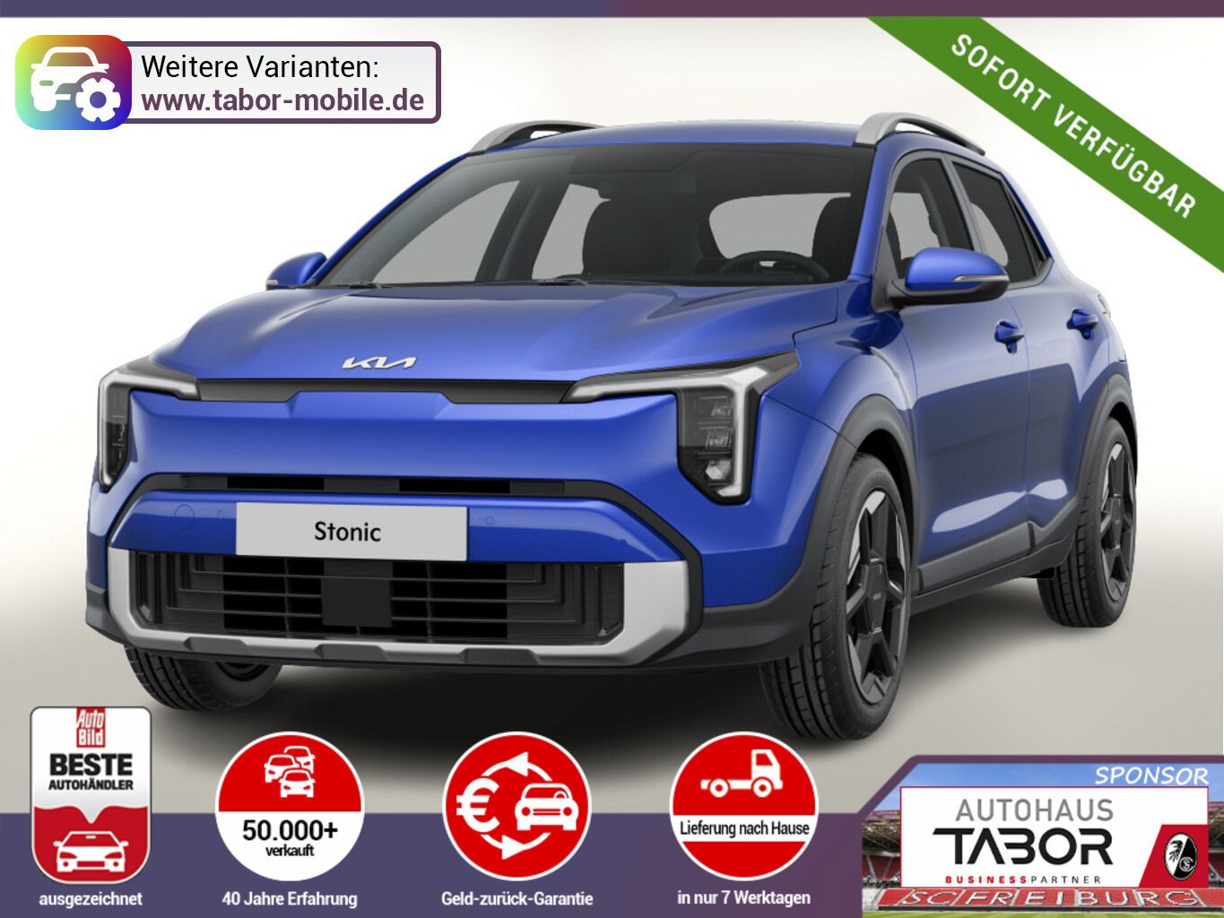 Kia Stonic AT MHEV SHZ LED PrivG Nav Kam UVP-25%*