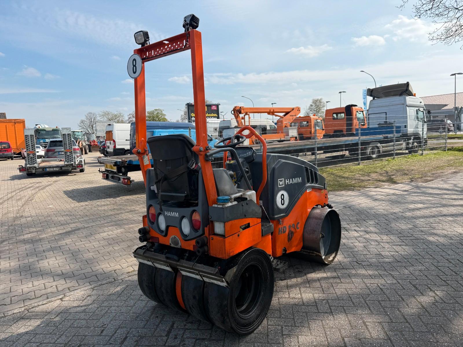 Hamm HD 10C VT Tandemwalze mit Vibrationsbandage und