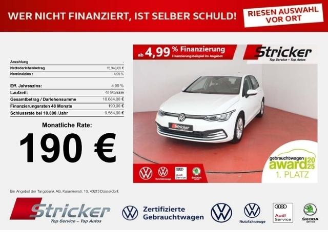 Volkswagen Golf Life 1.0TSI 190,-ohne Anzahlung ACC App-Con