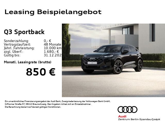 Vorschaubild: AUDI Q3 Sportback TFSI qu. S line S tronic *Tech+* (Fahrzeug-Nr. ABHS76)