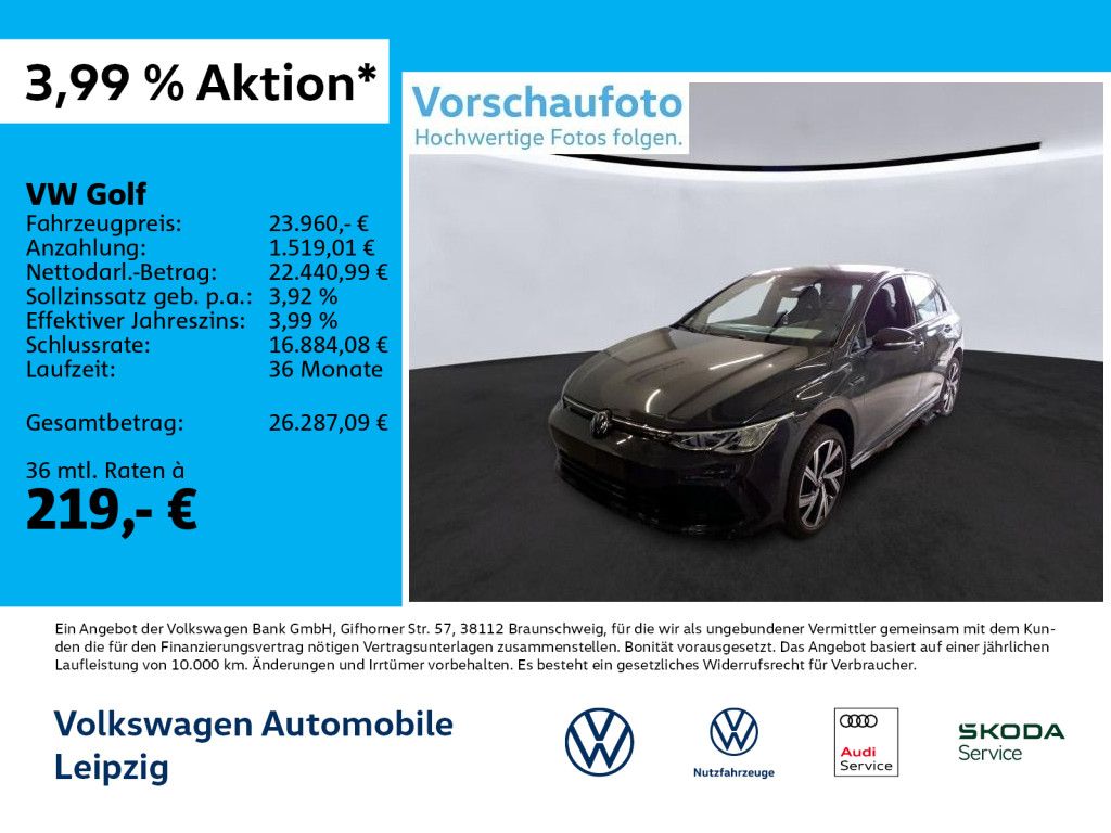 Volkswagen Golf VIII 1.5 eTSI R-Line *DSG*APP*Einparkhilfe