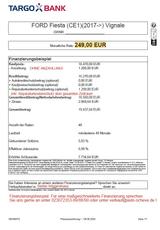 Ford Fiesta 5-trg VIGNALE Panoradach Leder Totwinkel - Ford Fiesta mit Benzin-Antrieb: Schiebedach