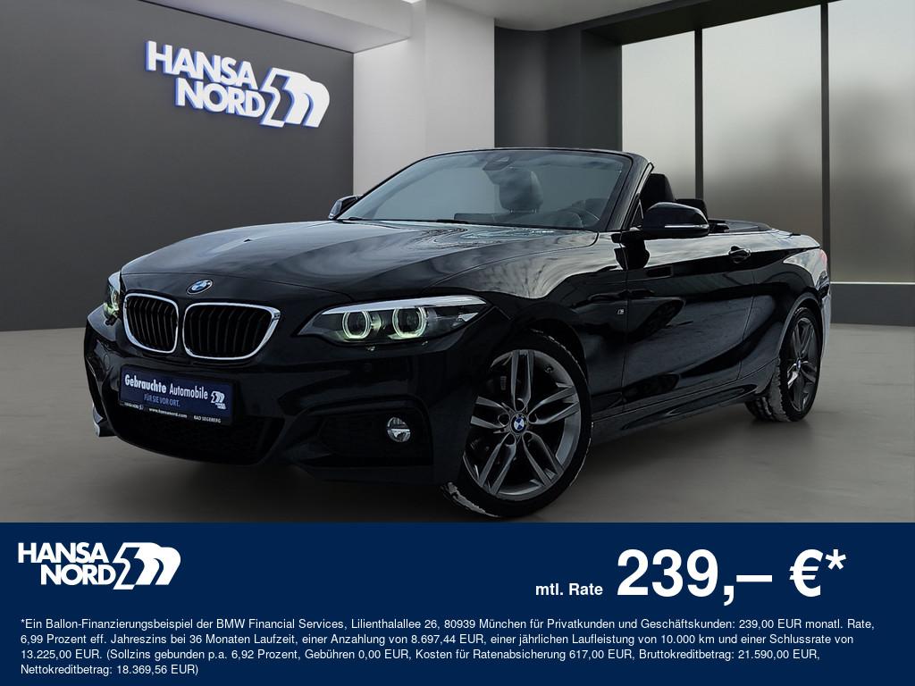 BMW 220i Cabrio M-SPORT LED NAVI LEDER KAMERA 18"