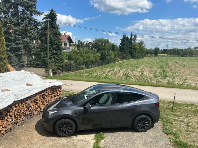 Tesla Model Y LR Long Rang Dual*schwarz & weiß*AHK*20"