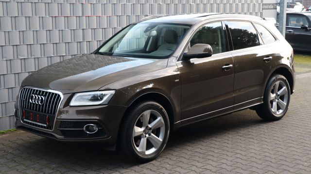 Audi Q5 3.0 TDI  quattro 7G+VLEDER/BEIGE+NAVI+MMI €6