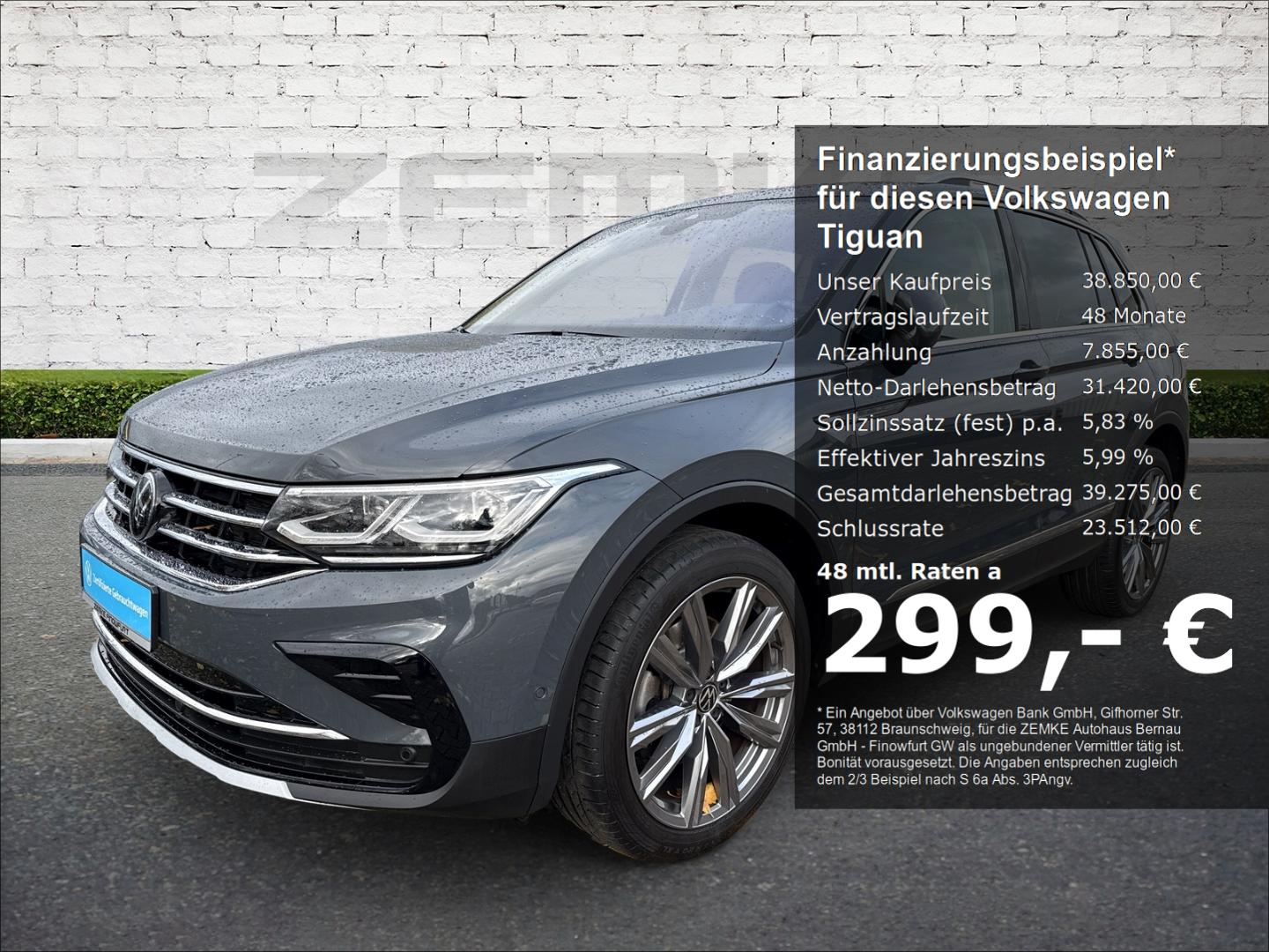 Volkswagen Tiguan 2.0 TSI DSG 4Motion Elegance AHK-klappbar