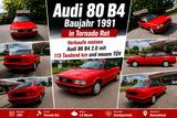 Audi 80 B4 2.0  Klassiker in Tornado Rot ... - Audi 80: R80