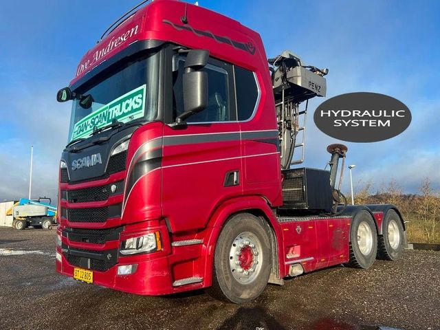 Scania R650 V8 NGS Special Interior. Crane on looks . 6