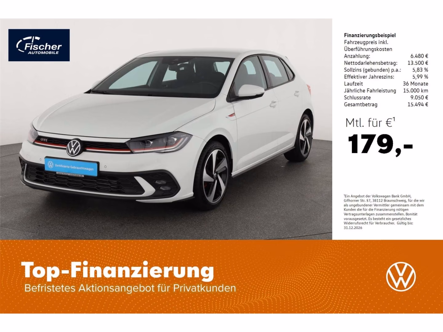 Volkswagen Polo GTI 2.0 TSI DSG Matrix/PDC/Sitzhz.