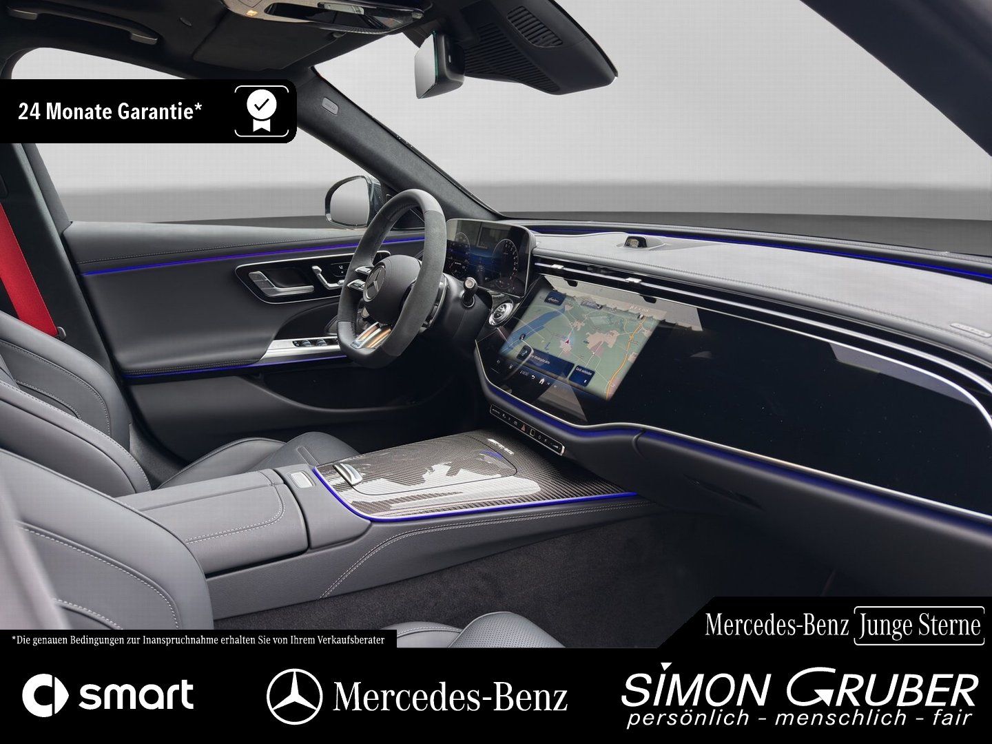 Fahrzeugabbildung Mercedes-Benz E 53 Hybrid 4M Carbon Nappa Superscreen Driver`s