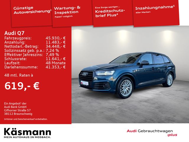 Audi Q7 50TDI quattro S line 7SITZ AHK STHZ PANO MATR