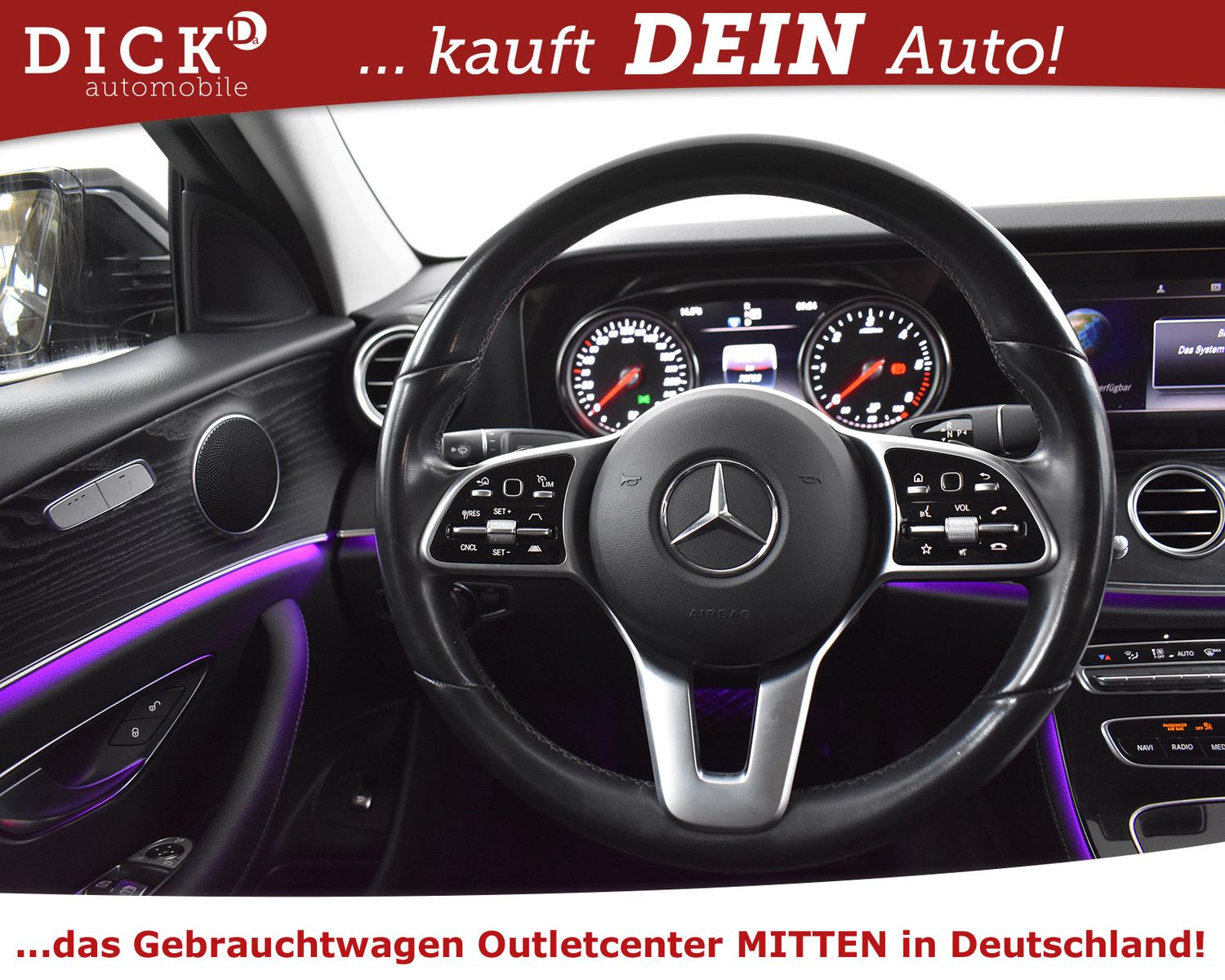 MERCEDES-BENZ E 200d 9G Avantg NAVI+LEDER+SHZ+KAM+LED+ACC+18" - Image 15