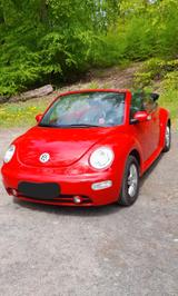 Volkswagen New Beetle 1.6 Cabriolet gebraucht rot/schwarz  - rote Volkswagen New Beetle