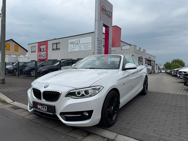 BMW 220i Cabrio Sport Line Navi LED FINANZIERUNG