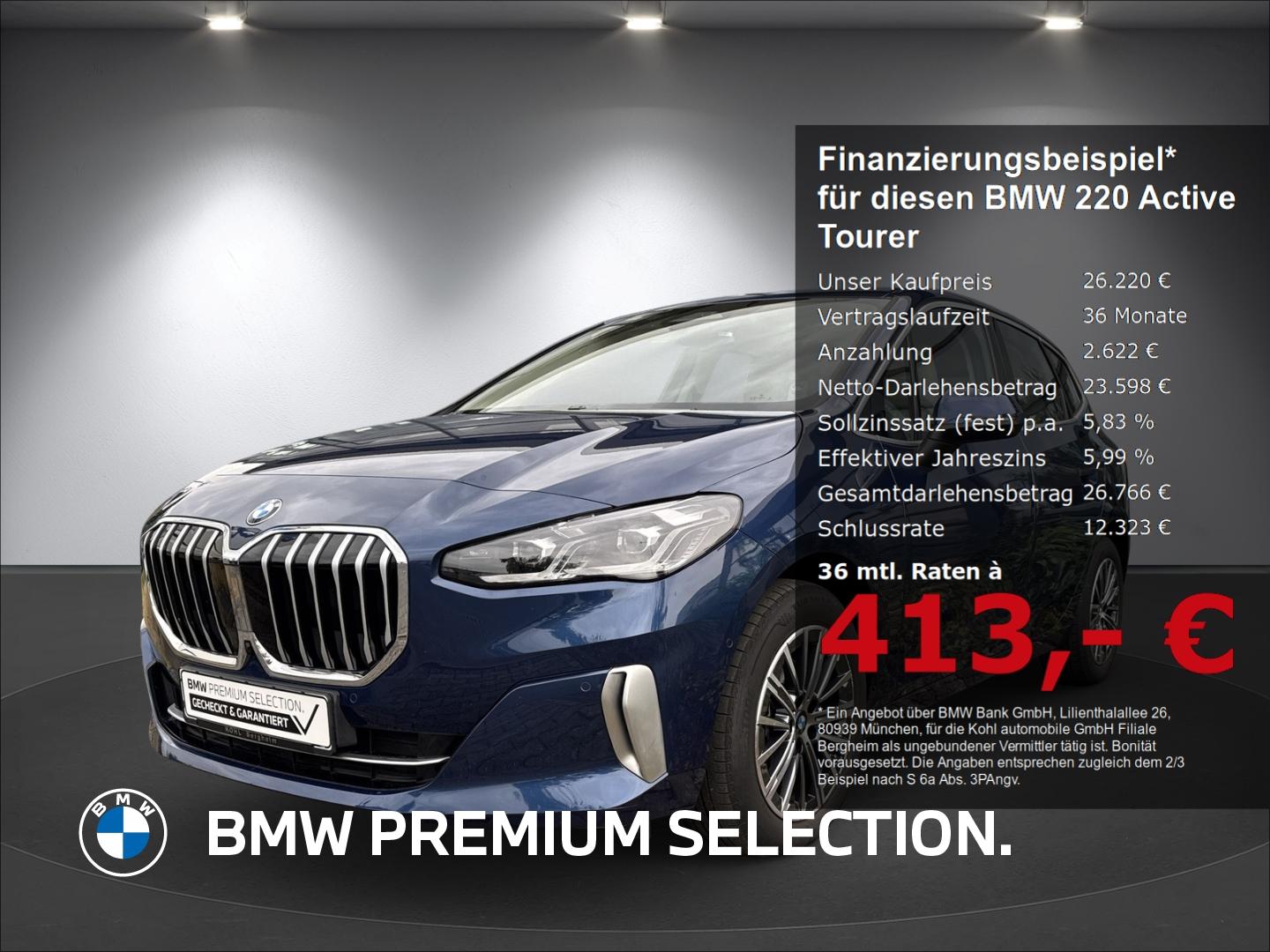 BMW 220 Active Tourer i Luxury Line Driving Assistan
