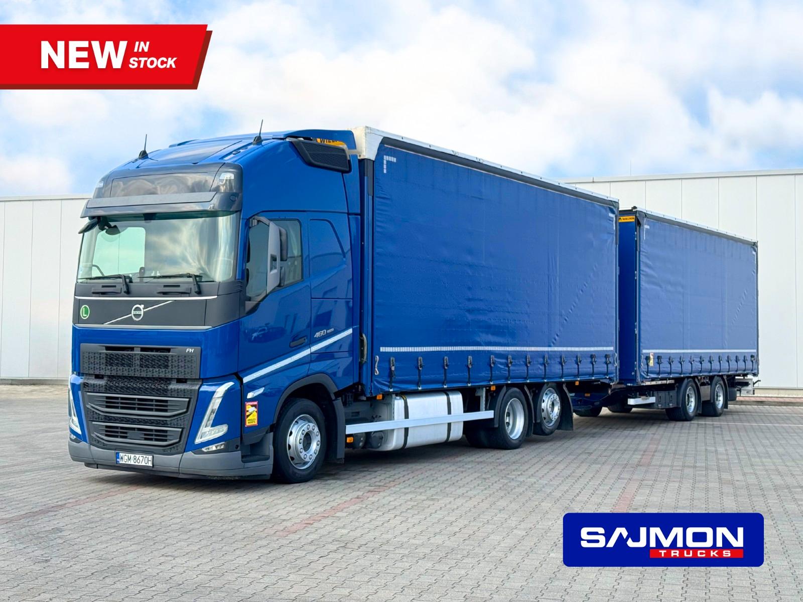 Volvo FH 460  JUMBO 120M3  2x775 38 palett SALON PL