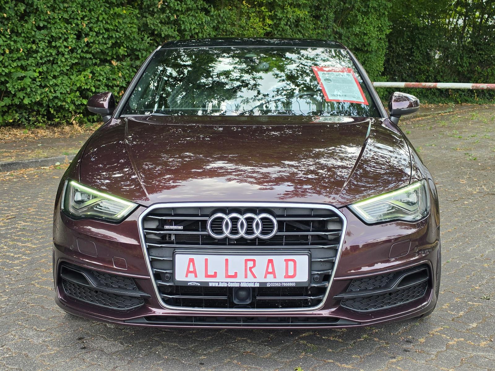 Audi A3 S-line quattro*82.300Km*Leder*Navi*ACC*Pano