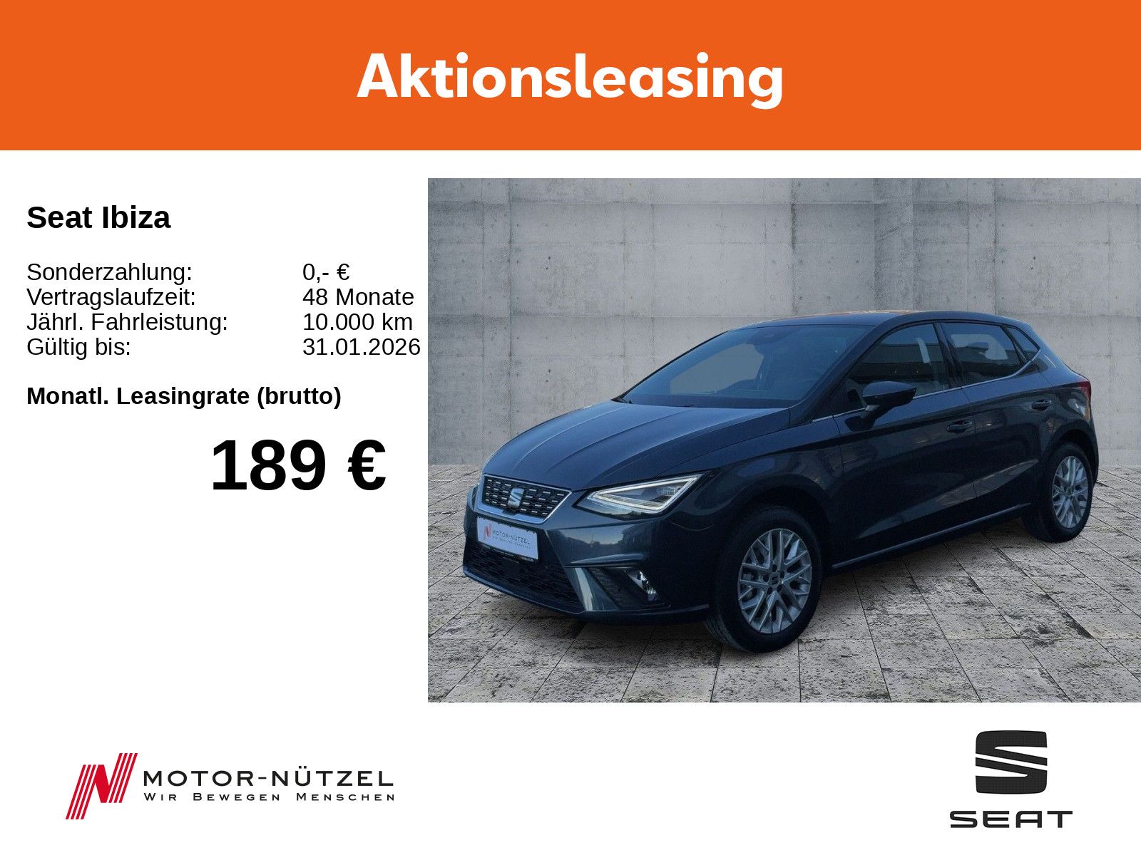 Seat Ibiza 116PS/ PDC/ RFK/ NAVI/ SHZ/ Full-Link/ LED